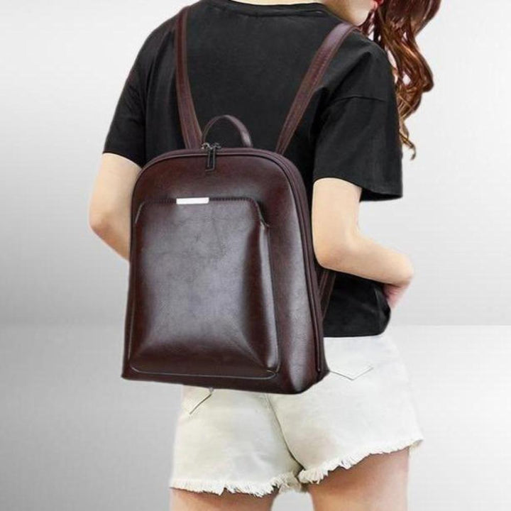 Stella | Classic Double Zip Backpack with a Sleek Design