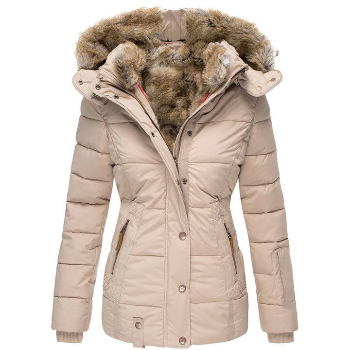 Dupont™ | Manteau d'hiver chaud avec doublure en fausse fourrure
