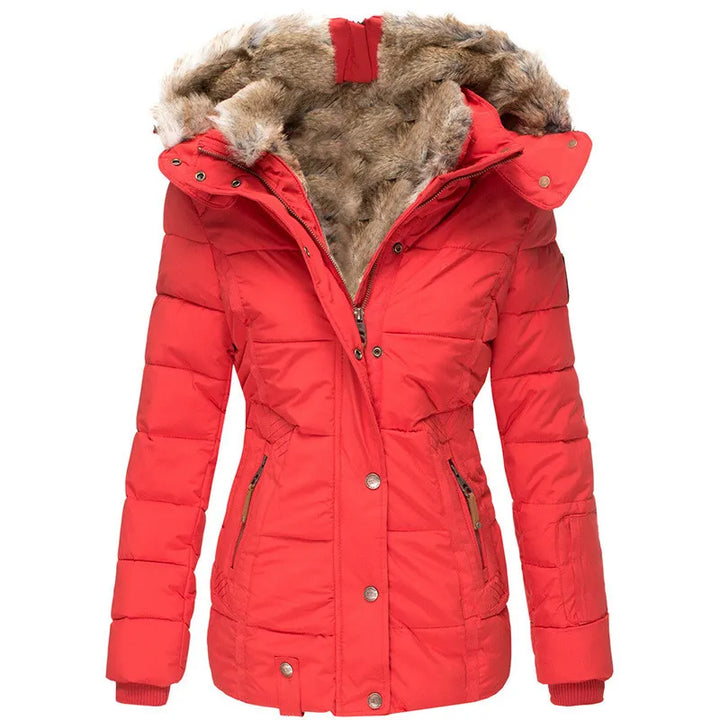 Dupont™ | Manteau d'hiver chaud avec doublure en fausse fourrure