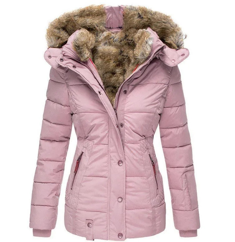 Dupont™ | Manteau d'hiver chaud avec doublure en fausse fourrure