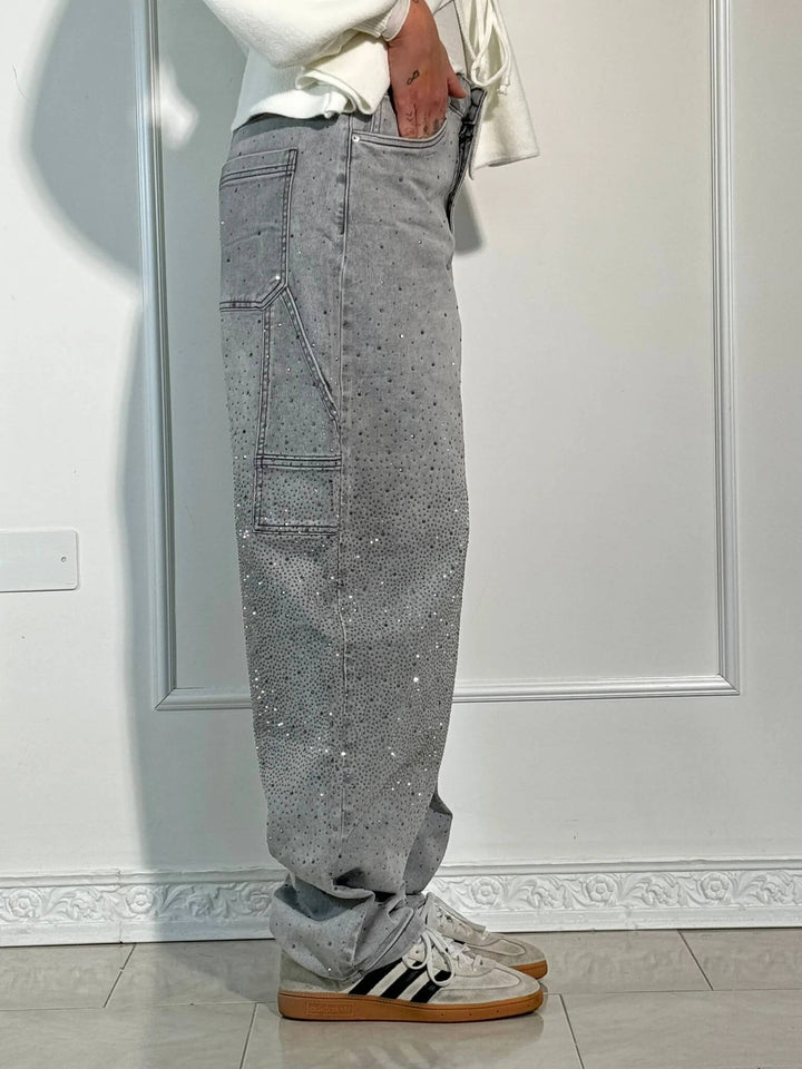 Gertrud™ | Diamond-Patterned Trousers