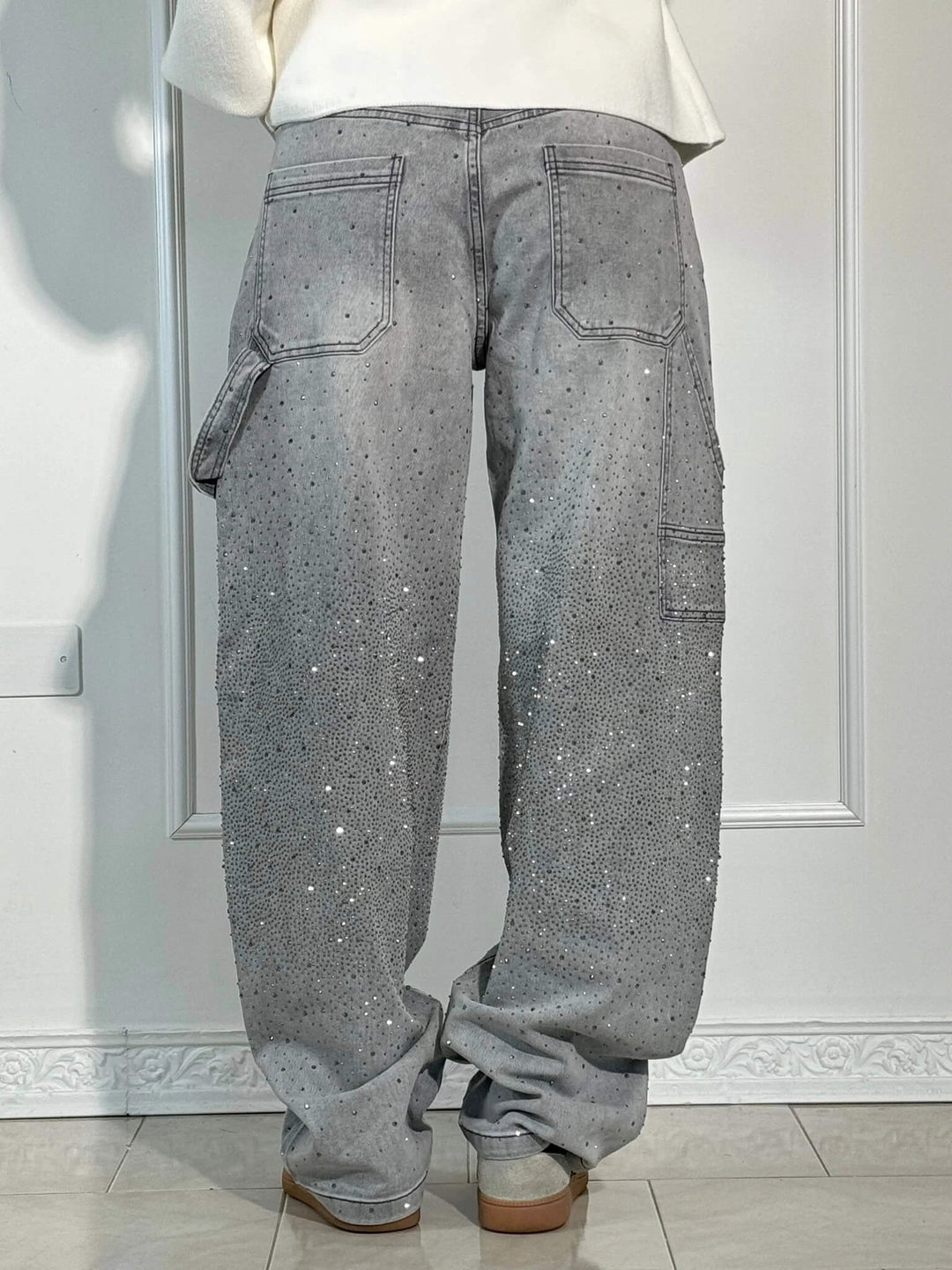 Gertrud™ | Diamond-Patterned Trousers