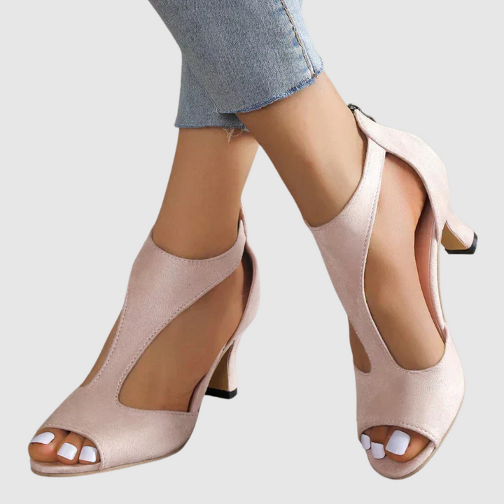 Chic Open-Toe Pumps