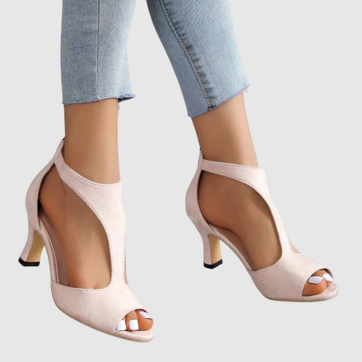 Chic Open-Toe Pumps