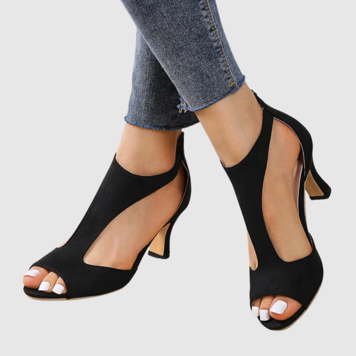 Chic Open-Toe Pumps