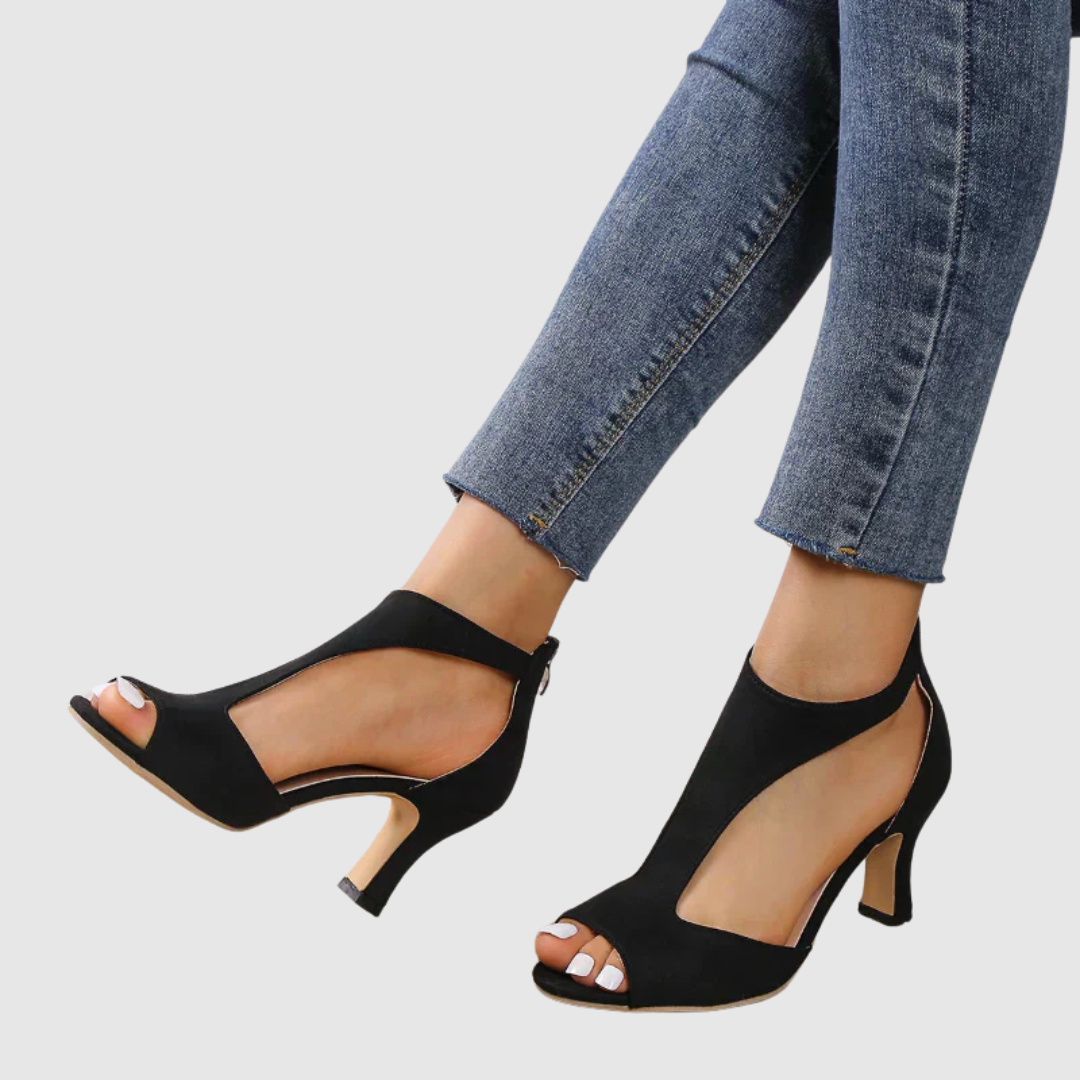 Chic Open-Toe Pumps