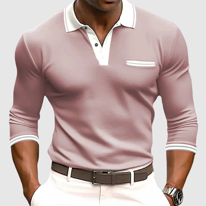 TOBE™ - Elegant Contrast Detail Shirt