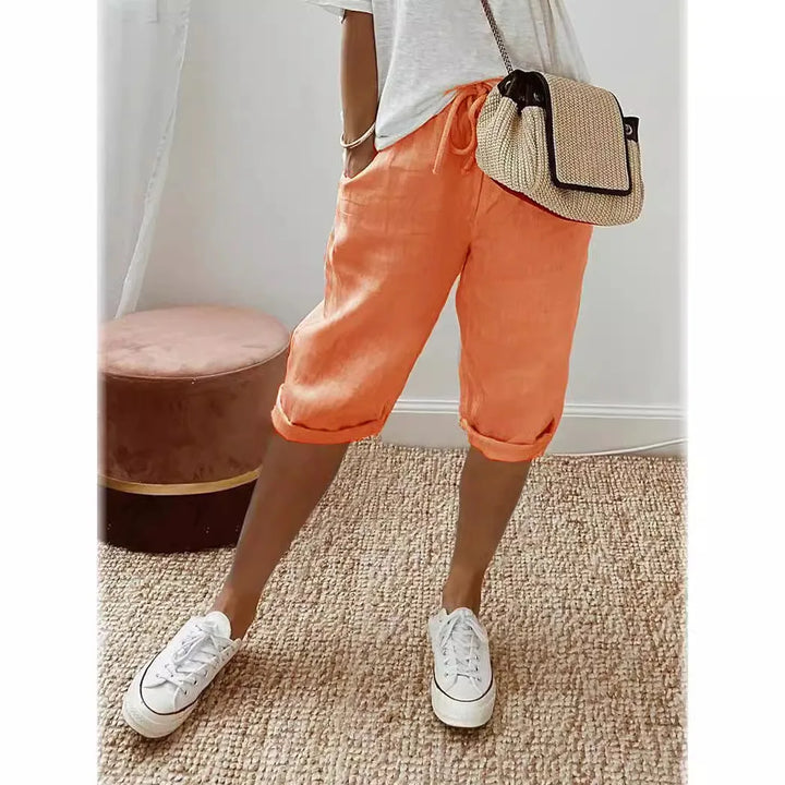 Nerina | Elegant Cotton-Linen Harem Pants