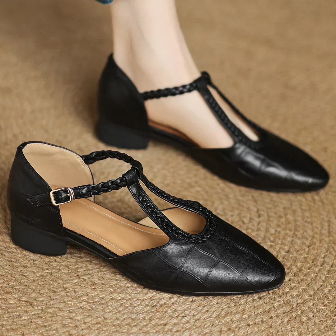 Enzo&Rosa™| Kepa Leather Mary Janes