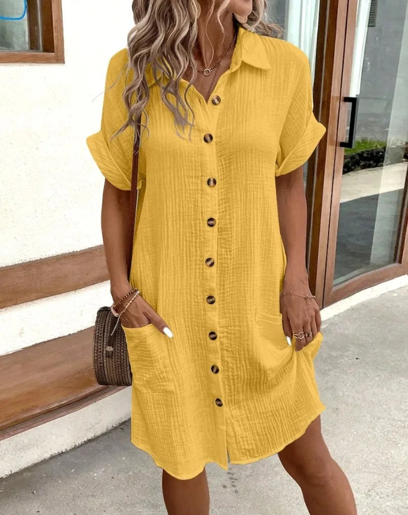 Elodie   | Robe Chemise Élégante