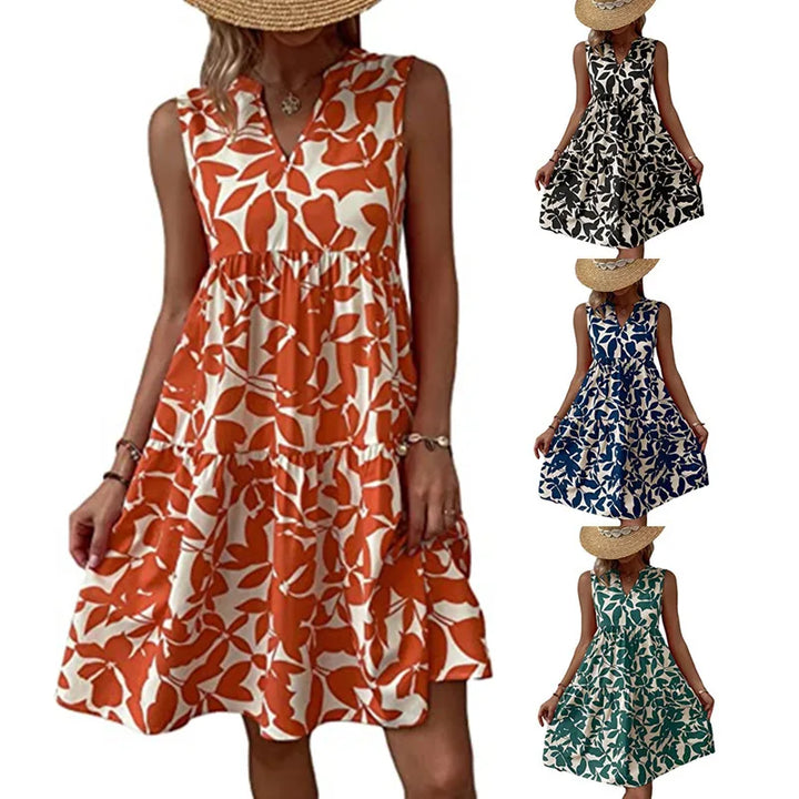 Avery™ - Élégante Mini Robe Sans Manches