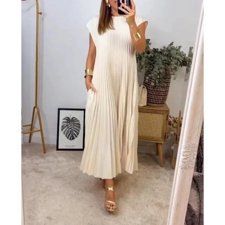 Tamara | Élégante Robe Maxi Plissée