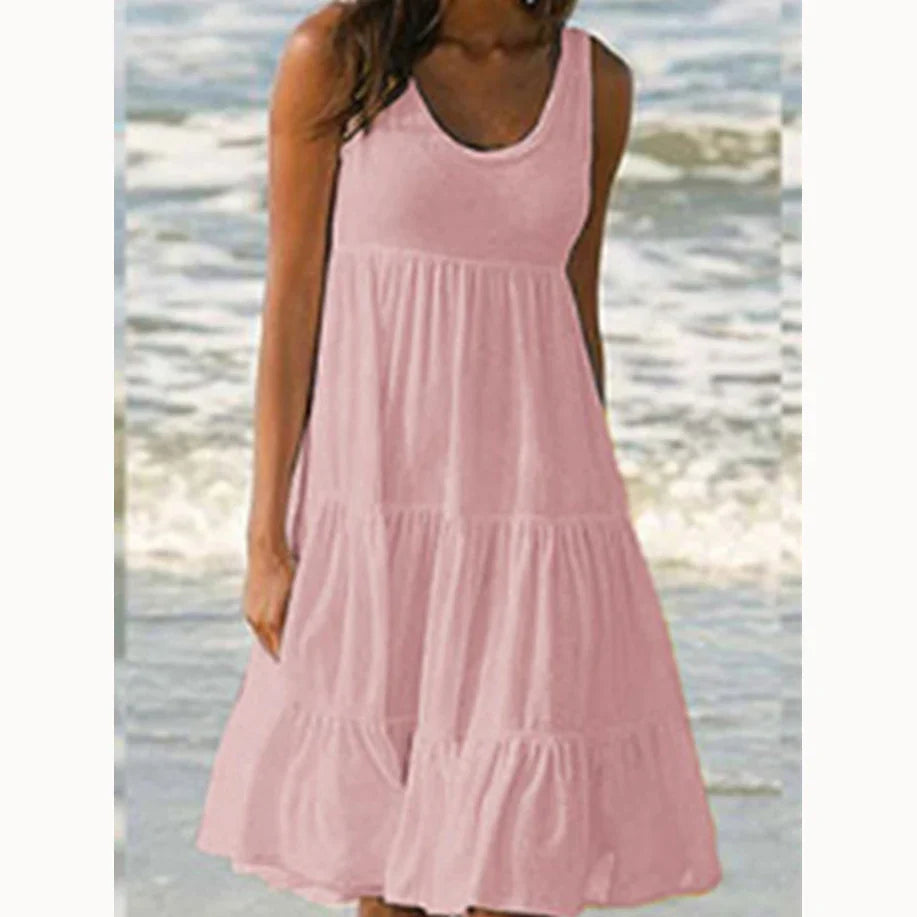 Mitch | Boho Ruffle Tank Dress