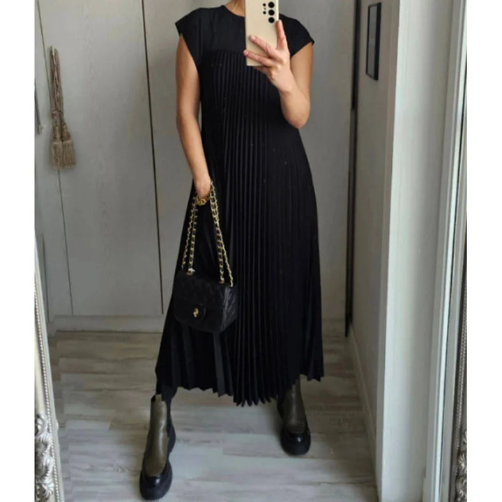 Tamara | Élégante Robe Maxi Plissée