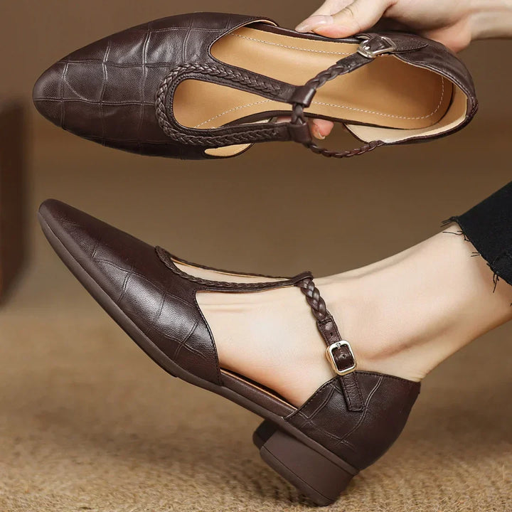 Enzo&Rosa™| Kepa Leather Mary Janes