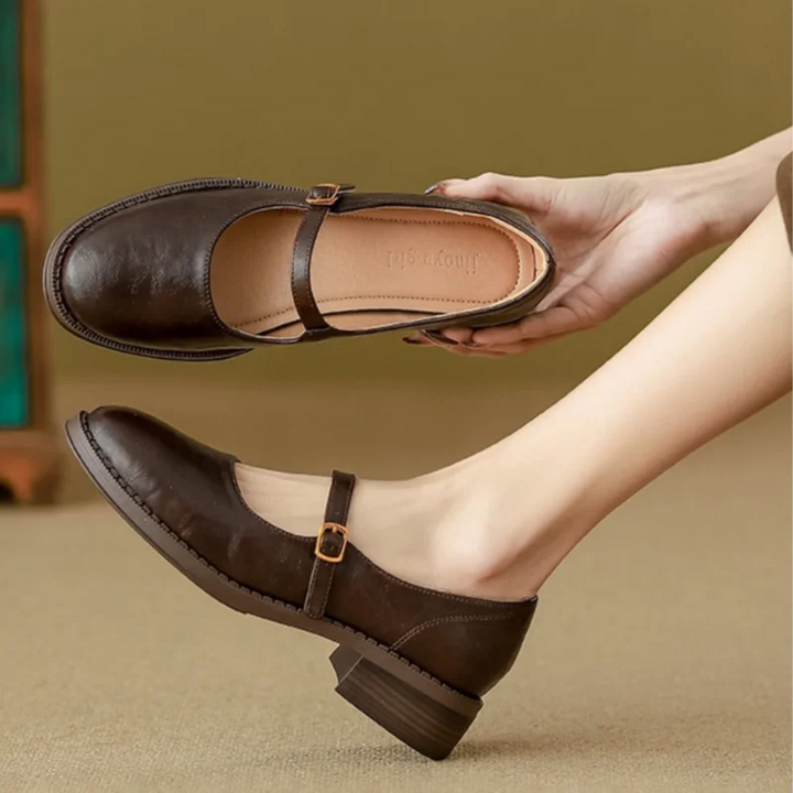 Enzo&Rosa™| Classic Comfort Mary Janes Made Of Leather