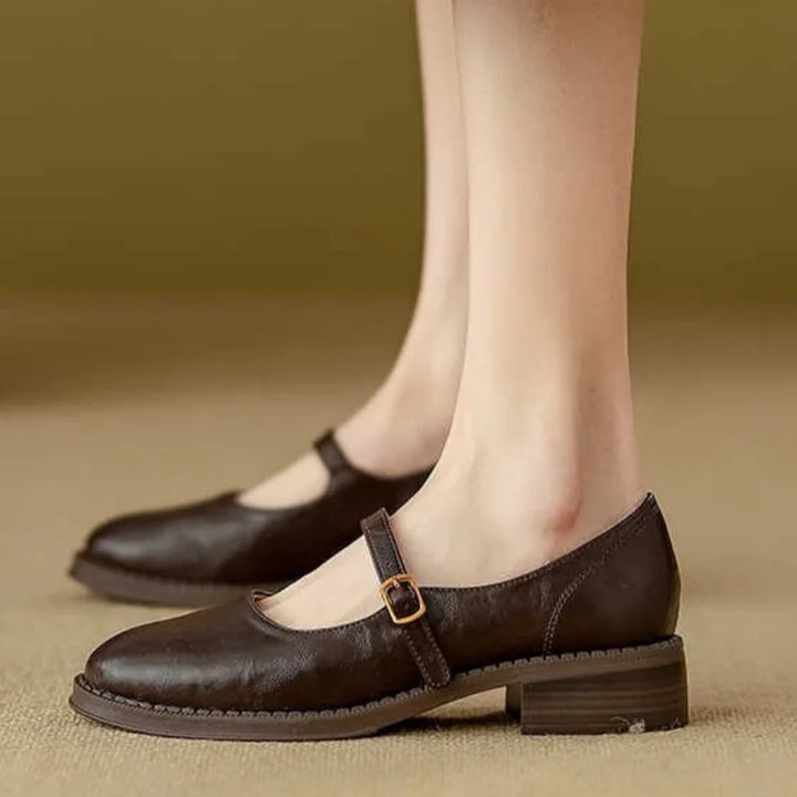 Enzo&Rosa™| Classic Comfort Mary Janes Made Of Leather