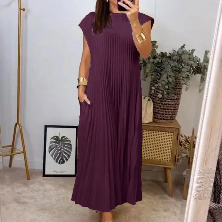 Tamara | Élégante Robe Maxi Plissée