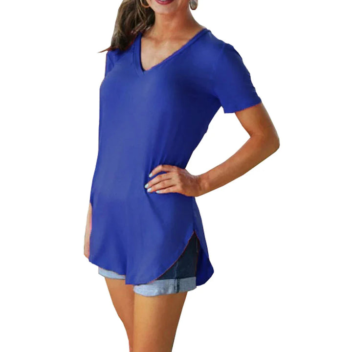 Moira | Short sleeves V-neck Blouse
