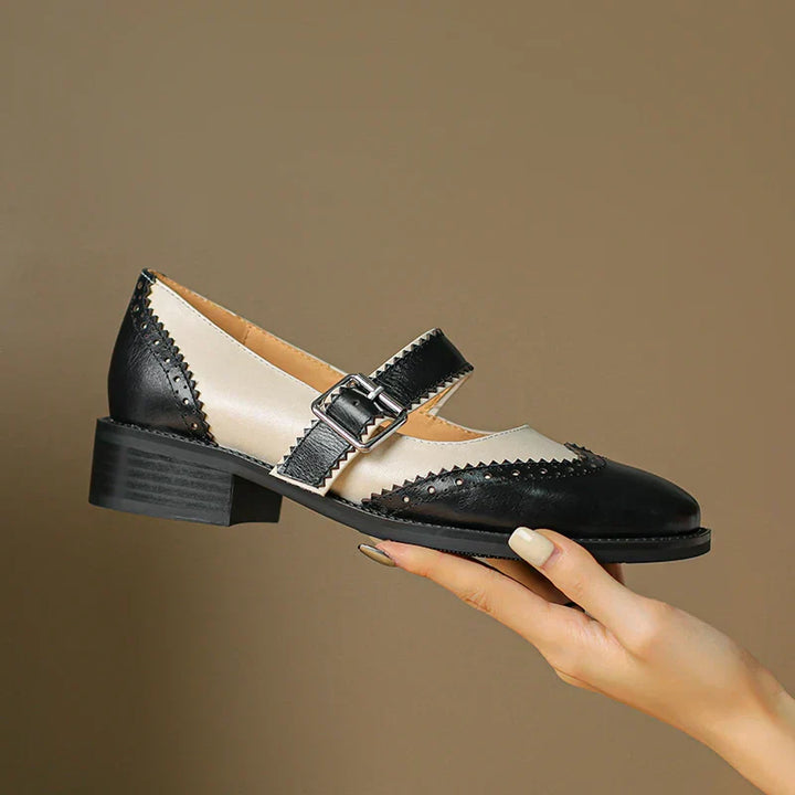 Enzo&Rosa™| Miana Leather Mary Janes