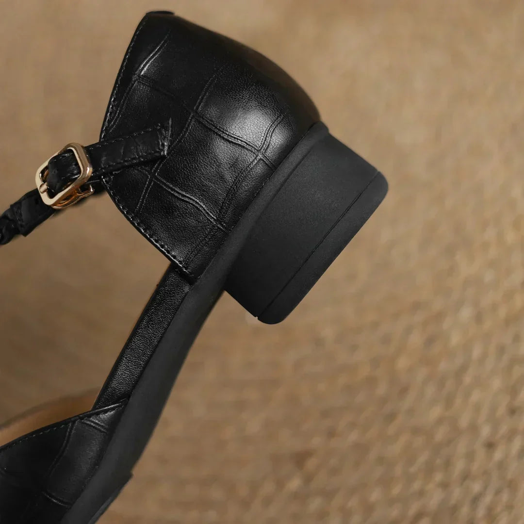 Enzo&Rosa™| Kepa Leather Mary Janes
