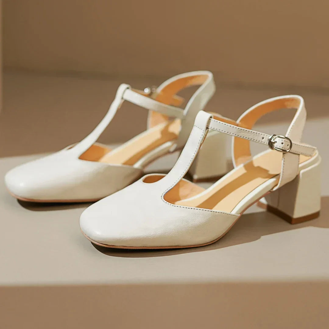Enzo&Rosa™| Beatrica Leather Mary Janes