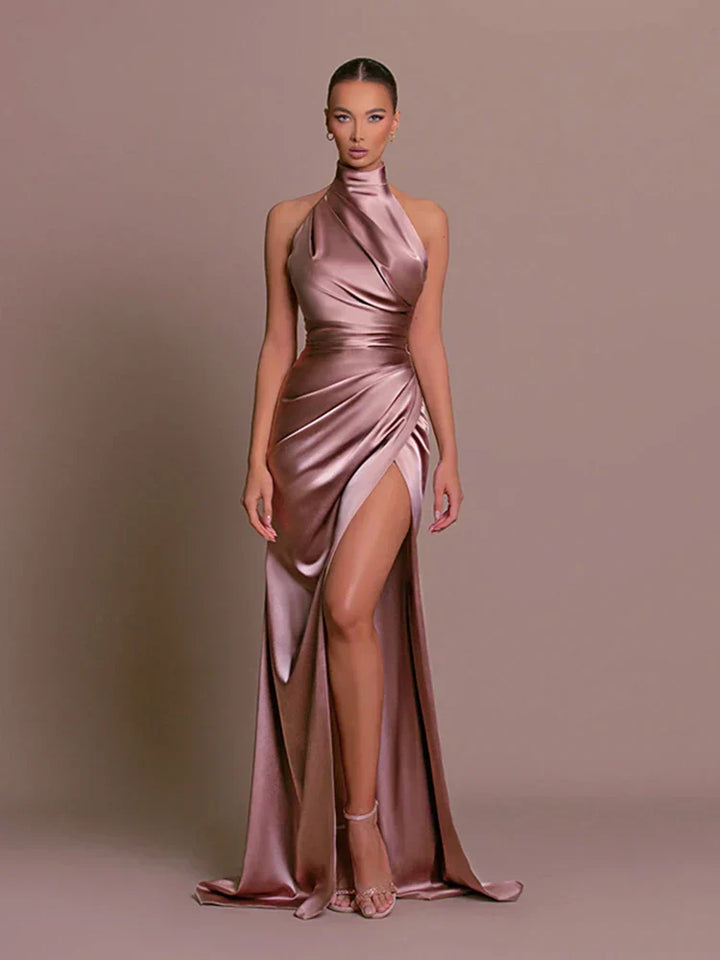 Cleo - Robe Maxi Fendue Élégante