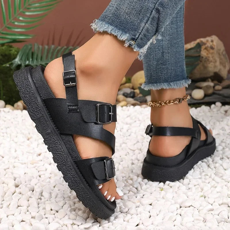 Chantal | Orthopedic Buckle Sandals