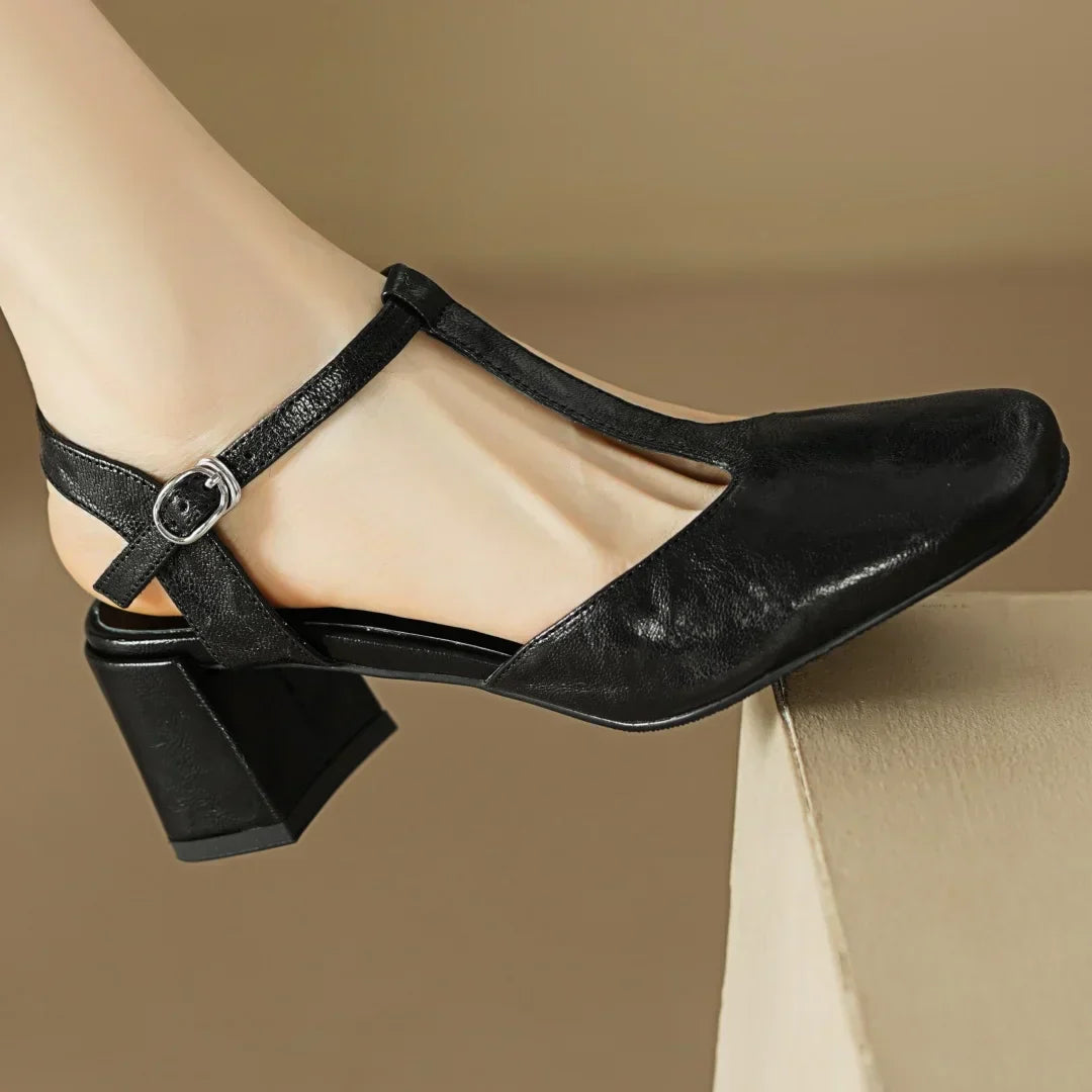 Enzo&Rosa™| Beatrica Leather Mary Janes