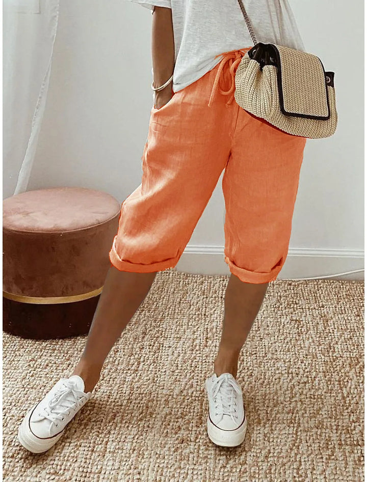 Nerina | Elegant Cotton-Linen Harem Pants