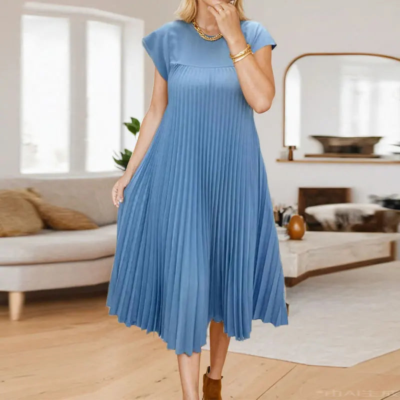 Tamara | Élégante Robe Maxi Plissée