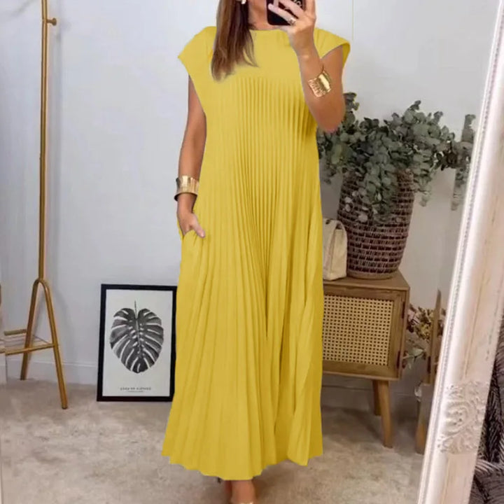 Tamara | Élégante Robe Maxi Plissée