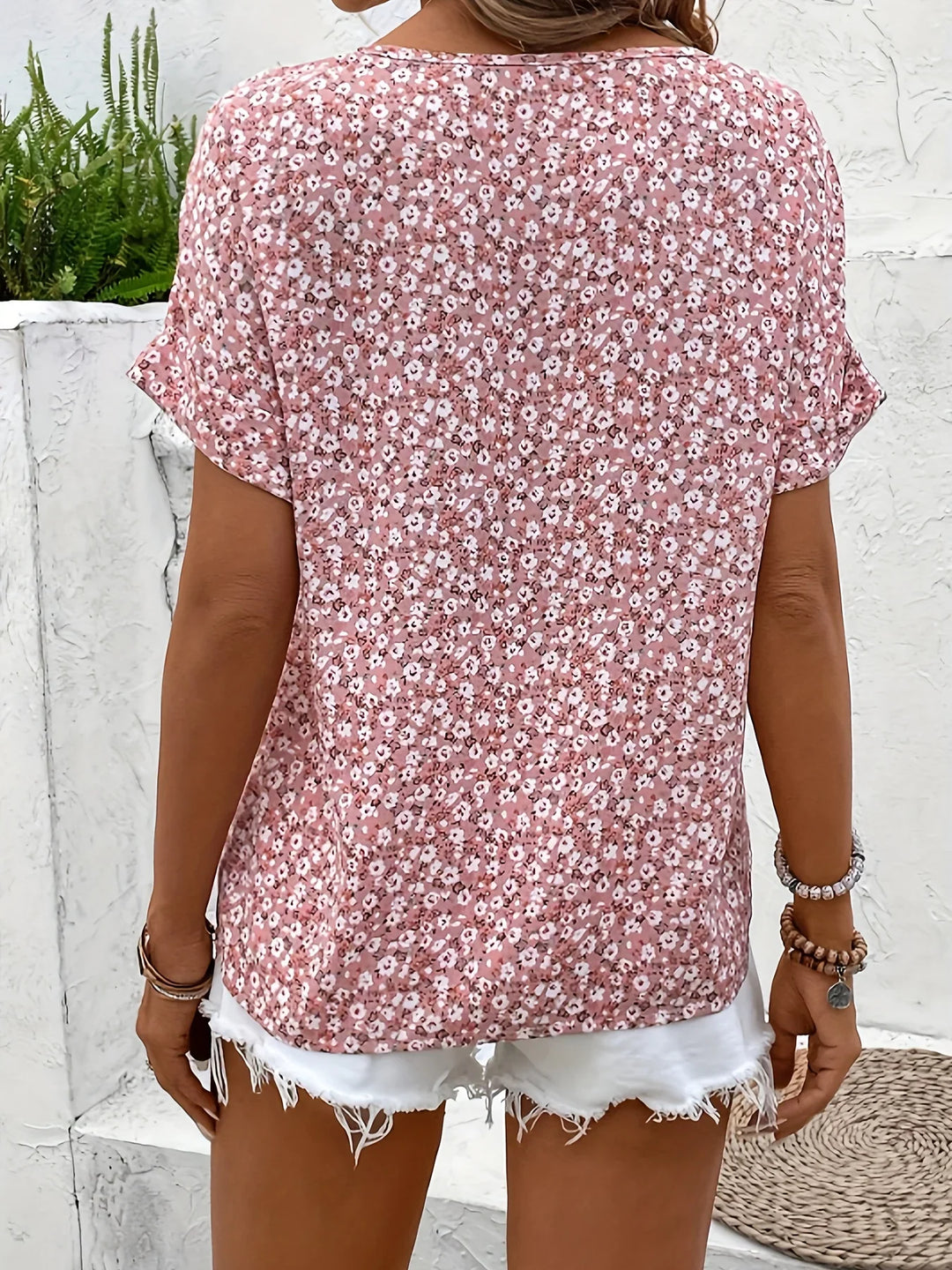 Steph | Elegant Floral Printed Blouse