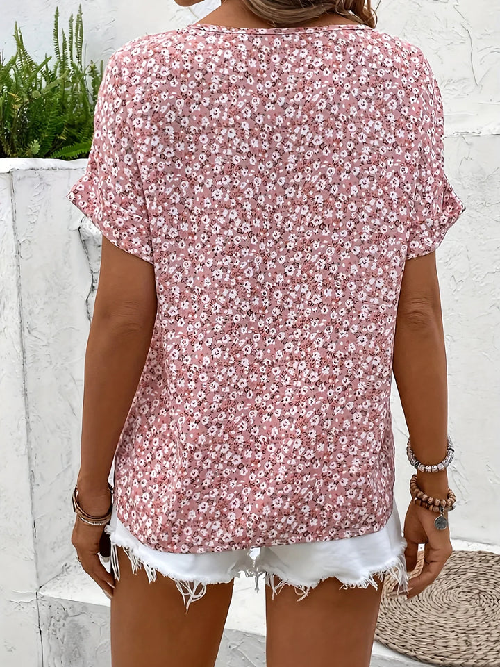 Steph | Elegant Floral Printed Blouse