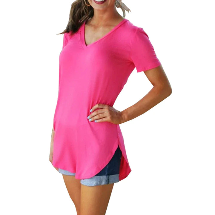 Moira | Short sleeves V-neck Blouse