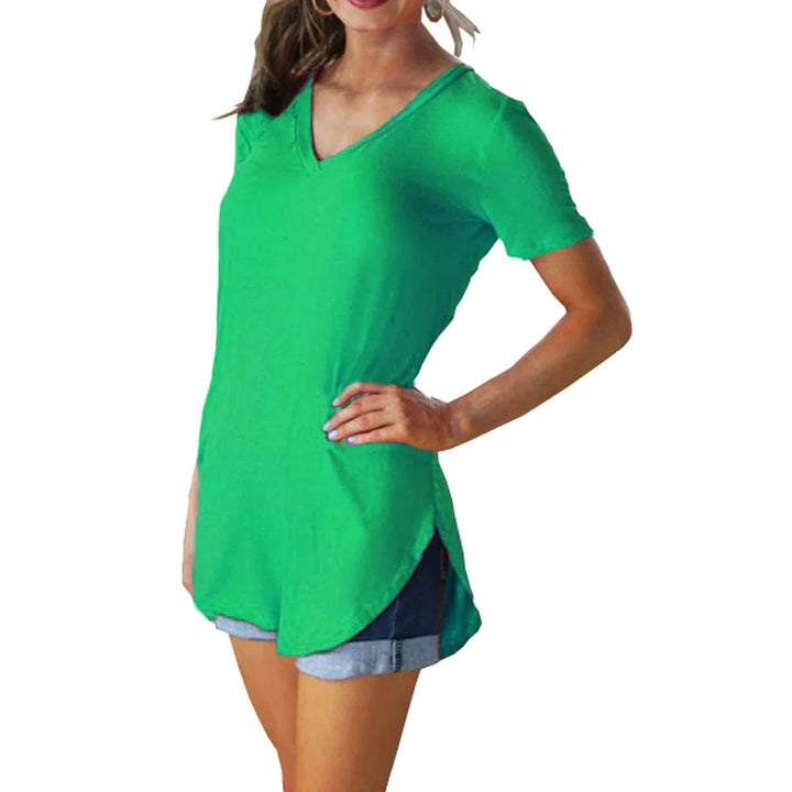 Moira | Short sleeves V-neck Blouse