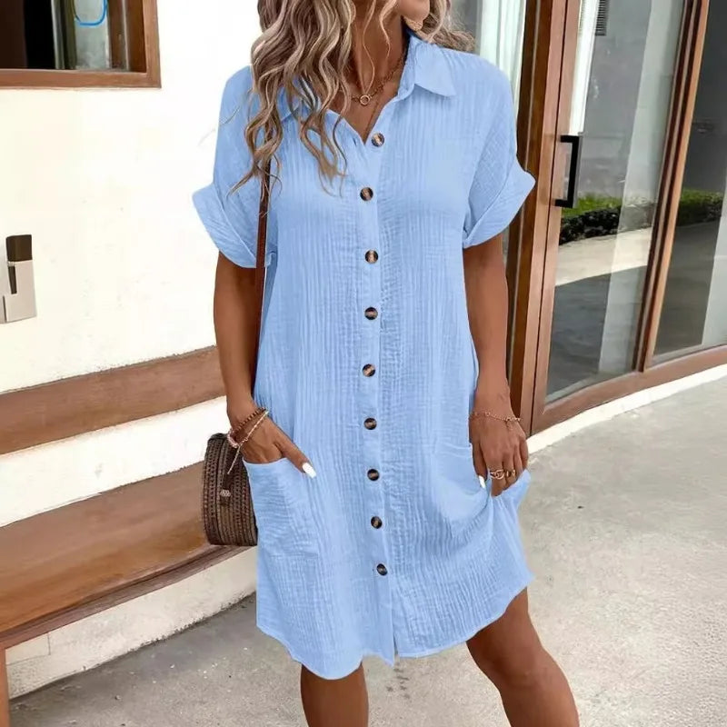 Elodie   | Robe Chemise Élégante