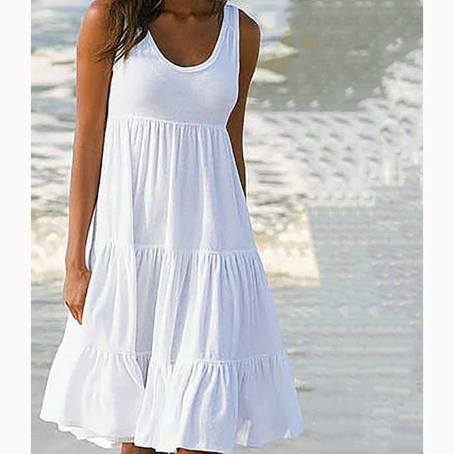 Mitch | Boho Ruffle Tank Dress