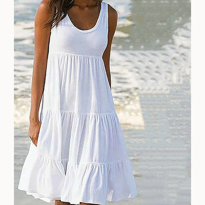 Mitch | Boho Ruffle Tank Dress