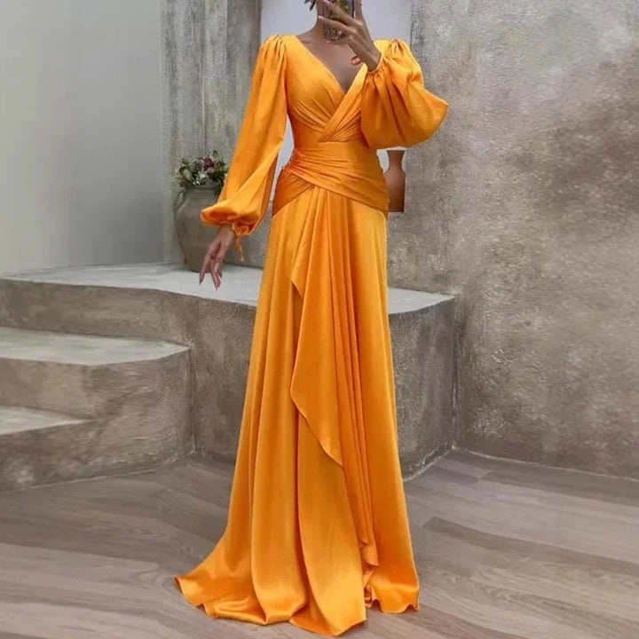 Aubrie - Robe Maxi Élégante et Fluide