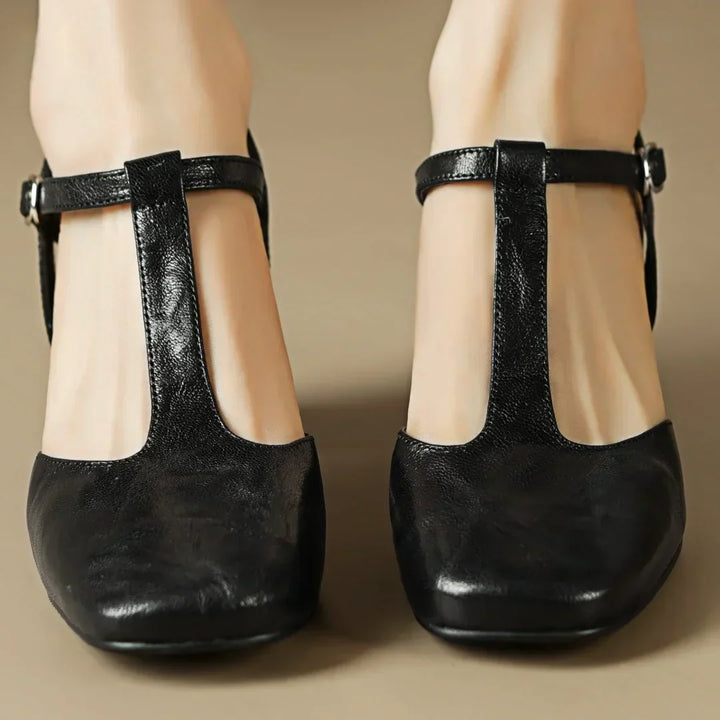 Enzo&Rosa™| Beatrica Leather Mary Janes