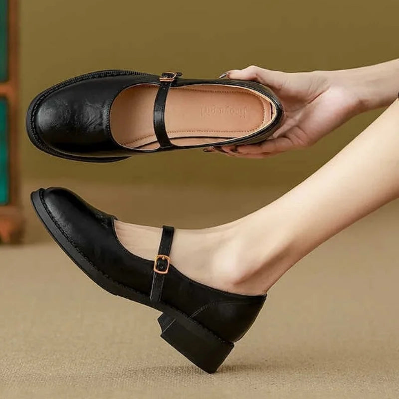Enzo&Rosa™| Classic Comfort Mary Janes Made Of Leather