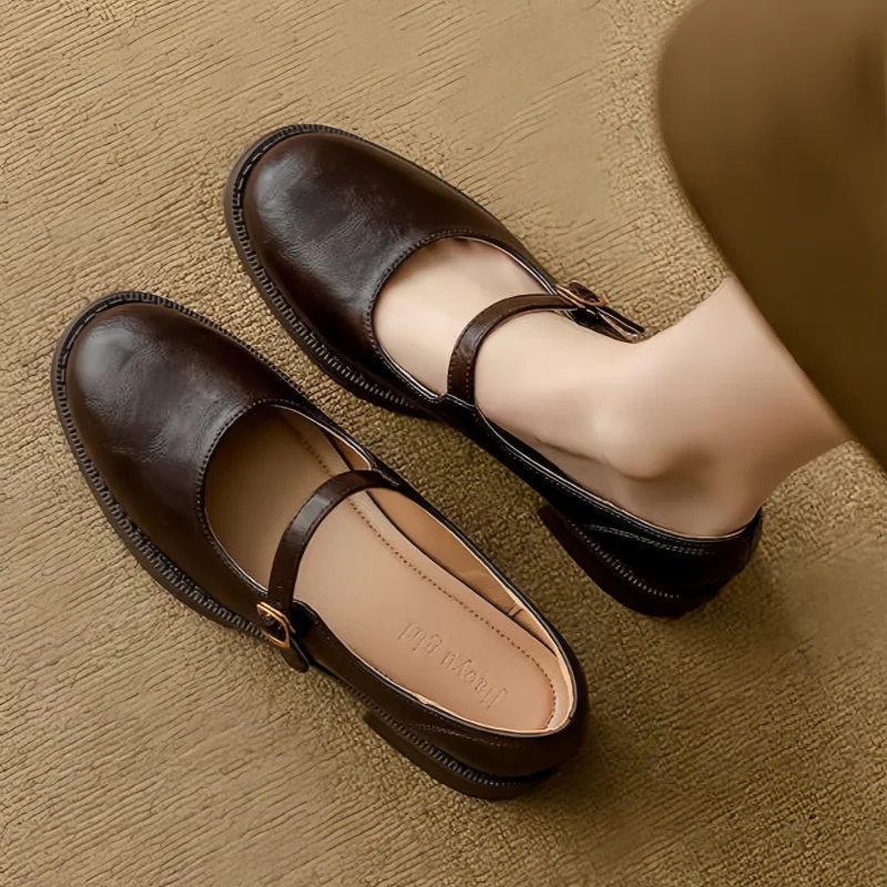 Enzo&Rosa™| Classic Comfort Mary Janes Made Of Leather