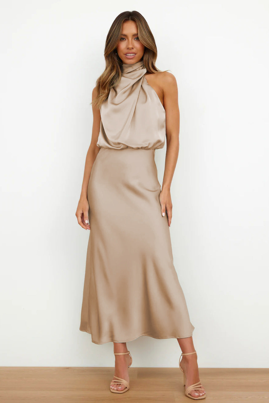 Halterneck Maxi Dress