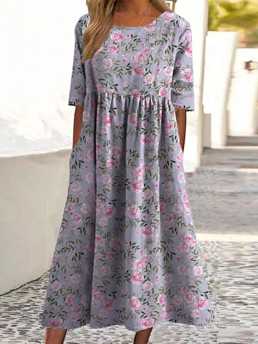 Wendy | Décontracté Midi Robe
