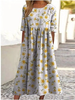 Wendy | Décontracté Midi Robe
