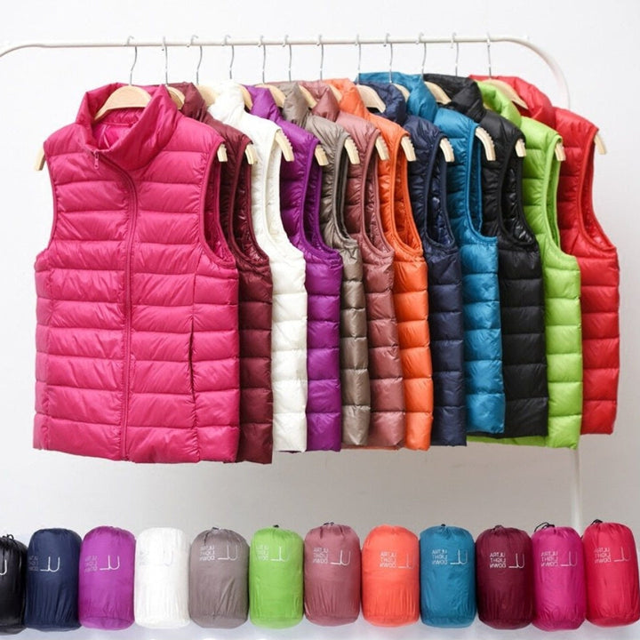 Galora - Waterproof Vest with White Duck Down