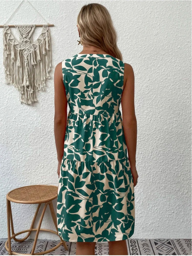 Avery™ - Élégante Mini Robe Sans Manches