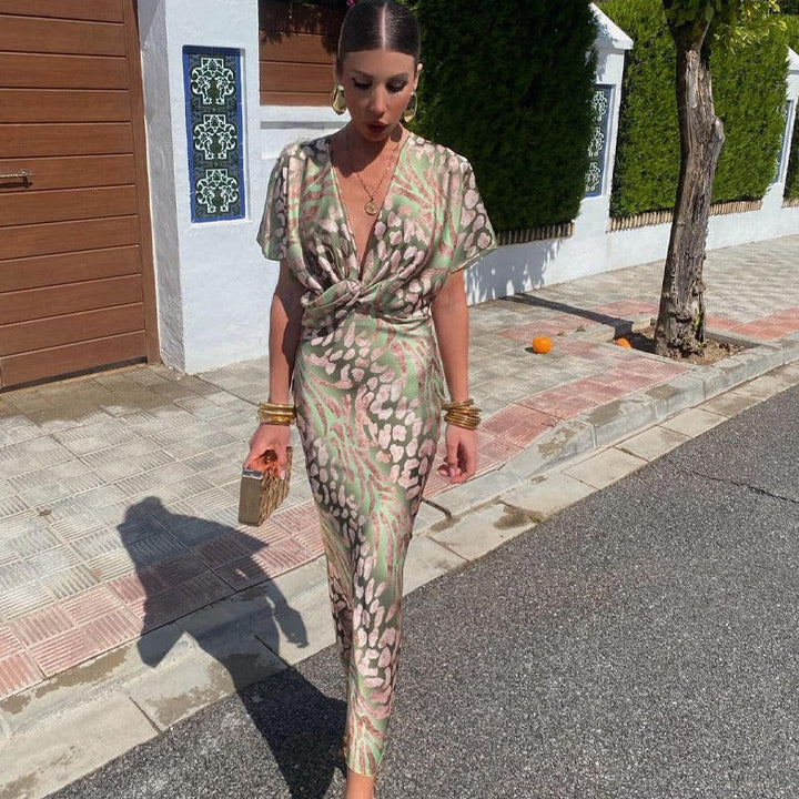 Ariella - Robe Maxi en Soie Sophistiquée