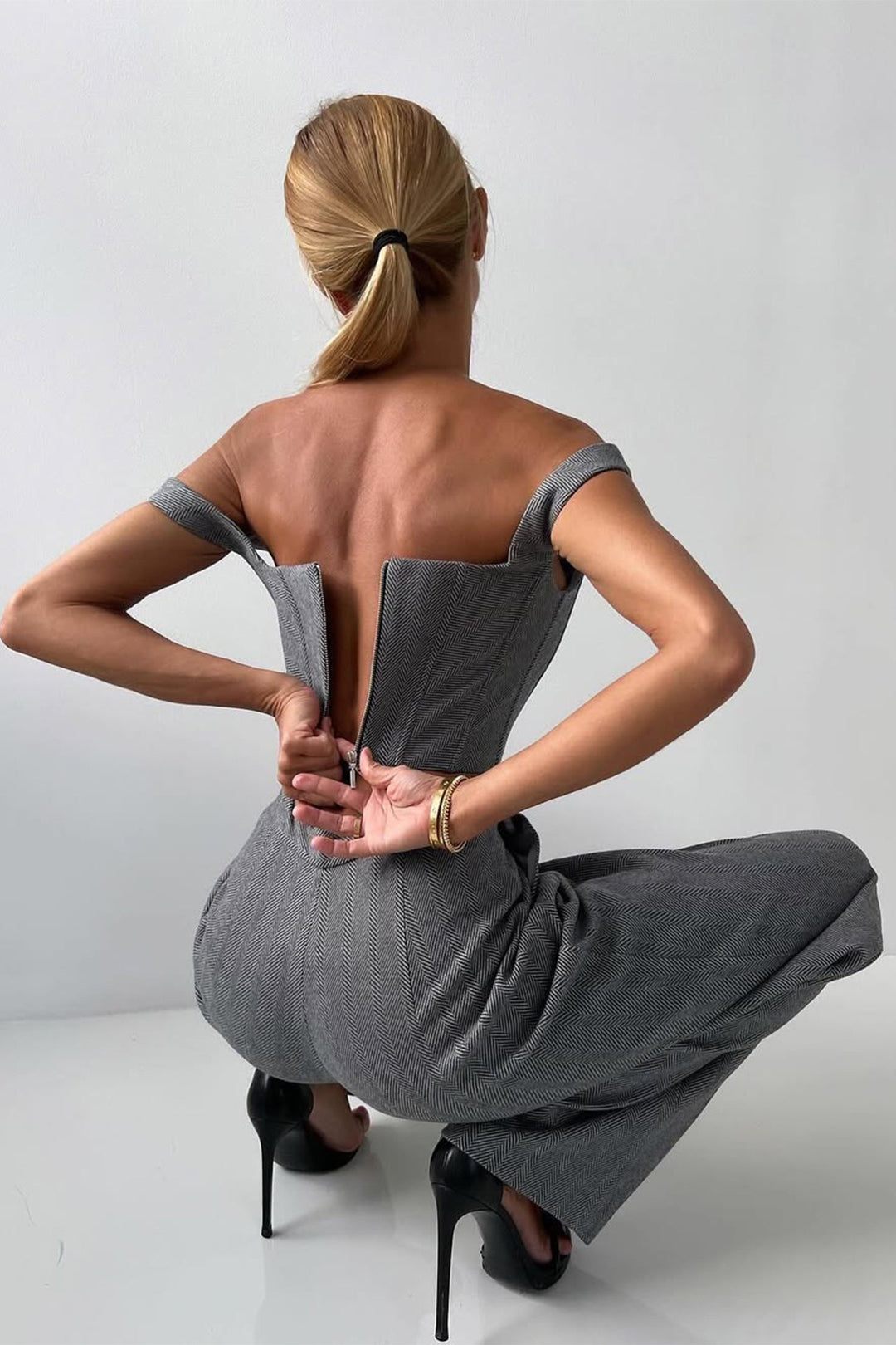 Dolce™ – Ensemble de Trois Pièces avec Blazer à Double Boutonnage